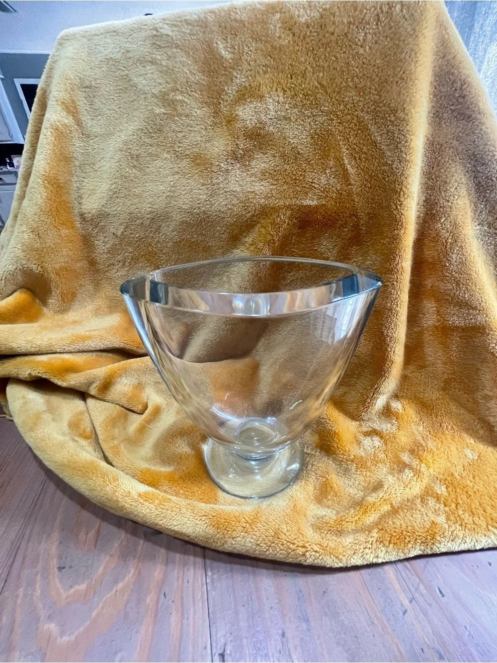 Strombergshyttan Crystal Vase Stromberg Swedish Mid Century Modern Art Glass